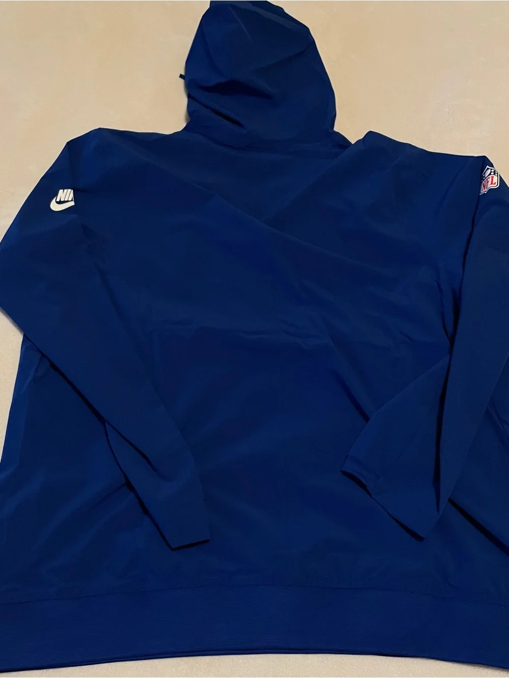 Nike NFL Denver Broncos Team Issued Anorak Half-Zip Hooded Jacket Sz XL